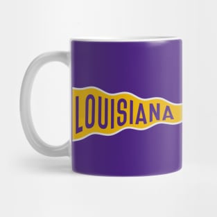 Retro Louisiana Pennant Mug